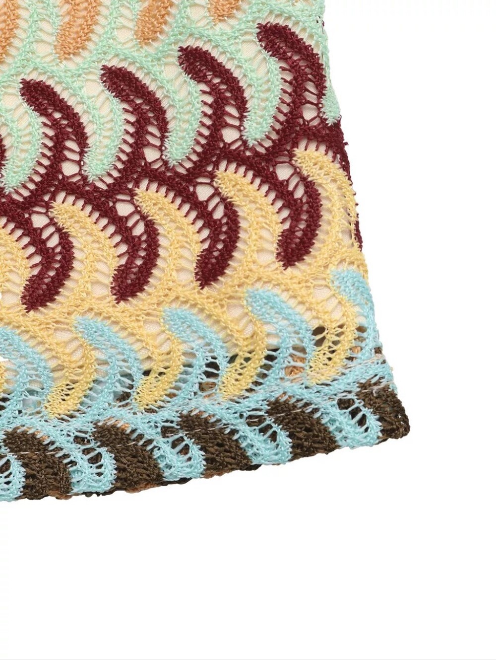 Crochet Drawstring Mini Skirt - Picture 8 of 10